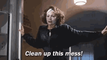 Clean Up Mess Girl GIF - Clean Up Mess Girl Bitch GIFs