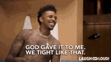 God Gave It To Me We Tight Like That Swaggy P GIF - God Gave It To Me We Tight Like That Swaggy P Cold As Balls GIFs