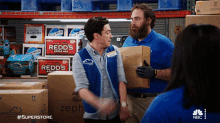 startled jonah ben feldman superstore scared startled jonah ben feldman superstore scared