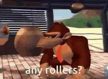 Any Rollers Donkey Kong GIF - Any Rollers Donkey Kong Rolls GIFs