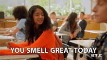 You Smell Great Today Compliment GIF - You Smell Great Today Compliment Mmm GIFs