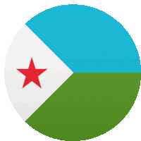 Djibouti Flags Sticker - Djibouti Flags Joypixels Stickers