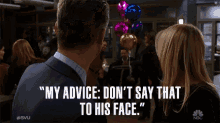 My Advice Dont Say That To His Face Shut Up GIF - My Advice Dont Say That To His Face Shut Up Be Quiet GIFs