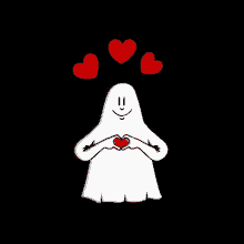 Ghost Love Ghost GIF - Ghost Love Ghost Hearts GIFs
