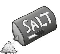 Salt Salty Sticker - Salt Salty Sticker Stickers