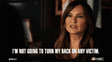 Im Not Going To Turn My Back On Any Victim Olivia Benson GIF - Im Not Going To Turn My Back On Any Victim Olivia Benson Law And Order Special Victims Unit GIFs