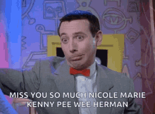 Pee Wee Herman Paul Reubens GIF - Pee Wee Herman Paul Reubens Smh GIFs