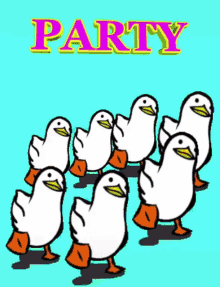 party ducks quack gang gang