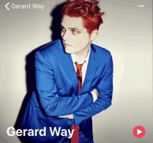Gerard Way Red Hair GIF - Gerard Way Red Hair My Chemical Romance GIFs