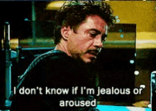 Jealous Aroused GIF - Jealous Aroused Robert Downey Jr GIFs