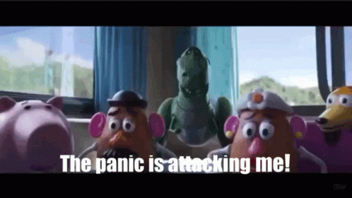Panic Attack Attacking GIF - Panic Attack Attacking Toy Story - Discover &amp;  Share GIFs