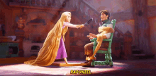 Rapunzel  Flynnrider Frigideira GIF - Rapunzel Flynn Rider Pan GIFs