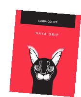 Haya Drip Lumia Coffee Sticker - Haya Drip Haya Lumia Coffee Stickers