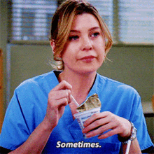 Greys Anatomy Meredith Grey GIF - Greys Anatomy Meredith Grey Sometimes GIFs