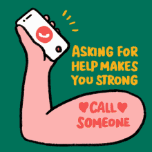 Asking For Help Makes You Strong Call Someone Muscle GIF - Asking For Help Makes You Strong Call Someone Call Muscle GIFs