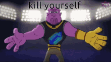 Kill Yourself Thanos Beatbox GIF - Kill Yourself Thanos Beatbox GIFs