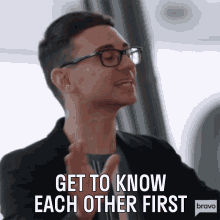 Get To Know Each Other First Getting To Know GIF - Get To Know Each Other First Getting To Know Introducing GIFs