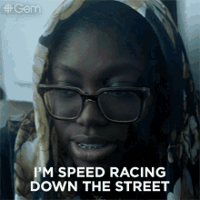 Im Speed Racing Down The Street Next Stop GIF - Im Speed Racing Down The Street Next Stop I Run Down The Street GIFs