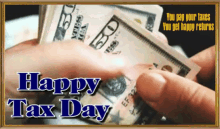 Tax Return Happy Tax Day GIF - Tax Return Happy Tax Day Tax Refund GIFs