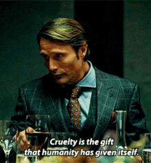 Hannibal Lector Cruelty GIF - Hannibal Lector Cruelty Humanity GIFs