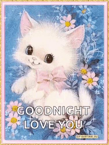 Good Night Love You GIF - Good Night Love You Kitty - Discover & Share GIFs