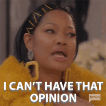 I Cant Have That Opinion Real Housewives Of Beverly Hills GIF - I Cant Have That Opinion Real Housewives Of Beverly Hills I Cant Think That Way GIFs