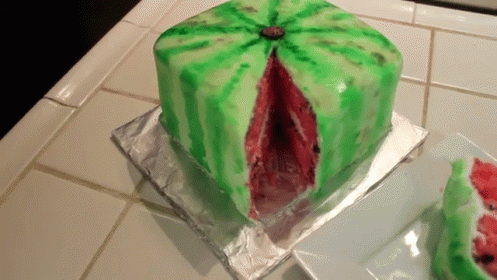 Minecraft Melon Cake Gif Dessert Cake Minecraft Descubre Comparte Gifs
