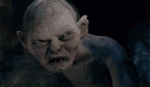 Scream Lord Of The Ring GIF - Scream Lord Of The Ring Gollum GIFs