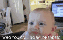 Bald Head Whho You Calling Bald GIF - Bald Head Whho You Calling Bald What Did You Call Me GIFs