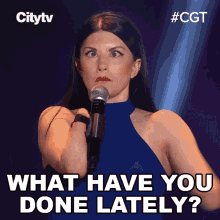 What Have You Done Lately Courtney Gilmour GIF - What Have You Done Lately Courtney Gilmour Canadas Got Talent GIFs