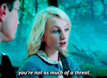 you are not as much threat luna lovegood harry potter