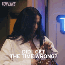 Did I Get The Time Wrong Elianna GIF - Did I Get The Time Wrong Elianna Topline GIFs