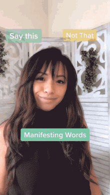 Shannon Taruc Manifest GIF - Shannon Taruc Manifest Manifesting Words GIFs