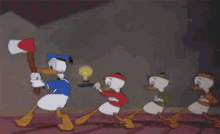 Sneaky Donald Duck Tip Toeing GIF - Tip Toeing Tip Toe Donald Duck GIFs