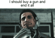 I Should Buy A Gun And End It All Metal Gear GIF - I Should Buy A Gun And End It All Metal Gear Jetstream Sam GIFs