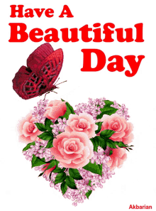animated greeting card have a beautiful day