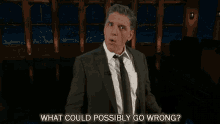 Craigferguson What Could Possibly Go Wrong GIF - Craigferguson What Could Possibly Go Wrong GIFs