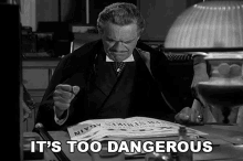 Its Too Dangerous Boris Karloff GIF - Its Too Dangerous Boris Karloff Dr Henry Jekyll GIFs