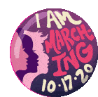 Feminist Feminism Sticker - Feminist Feminism Womens March Stickers