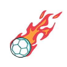 Soccer Ball Ball On Fire GIF - Soccer Ball Soccer Ball On Fire GIFs