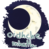 Oidhche Mhath Good Night Sticker - Oidhche Mhath Good Night Gaelic Stickers