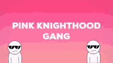 Pink Knighthood Gang Sunglasses GIF - Pink Knighthood Gang Gang Sunglasses GIFs