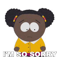 Im So Sorry Nichole Daniels Sticker - Im So Sorry Nichole Daniels South Park Stickers
