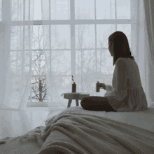 Girl Bed GIF - Girl Bed Calm GIFs