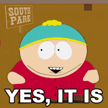 yes it is cartman south park yup thats right