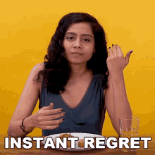 Instant Regret Sasha GIF - Instant Regret Sasha Buzzfeed India GIFs