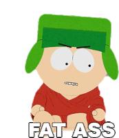 Fat Ass Kyle Broflovski Sticker - Fat Ass Kyle Broflovski South Park Stickers