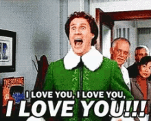 Elf I Love You GIF - Elf I Love You Christmas GIFs