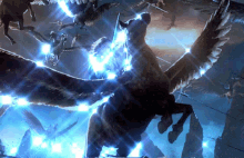 Blue Pegasus Valkry GIF - Blue Pegasus Valkry GIFs