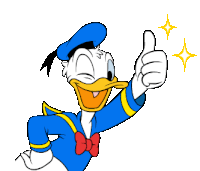 Donald Duck Wink Sticker - Donald Duck Wink Thumbs Up Stickers